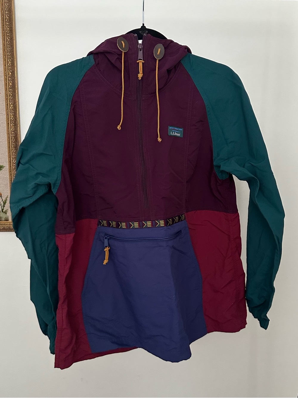 ll bean mountain classic anorak size medium